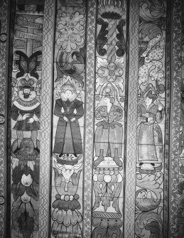 Crathes Castle, interior
Detail of painted ceiling in sewing room.