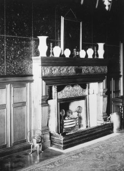 Crathes Castle, interior
View of fireplace in demolished wing.