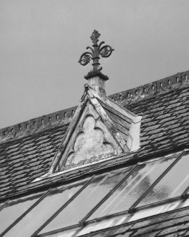 Roof, finial, detail