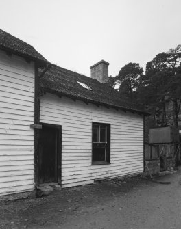 Bothy, to rear of game larder, view from South East