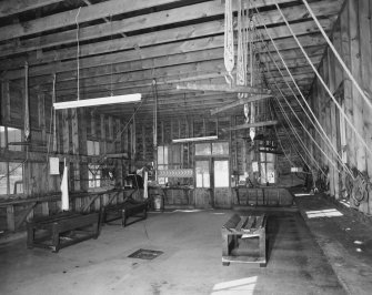 Game larder, interior view from North