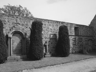 Detail of tombs on North wall