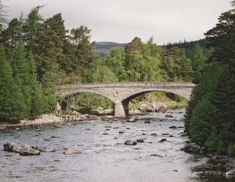 View from Invercauld Bridge to south