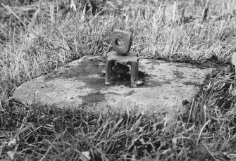 Detail of centre pivot of whin mill.