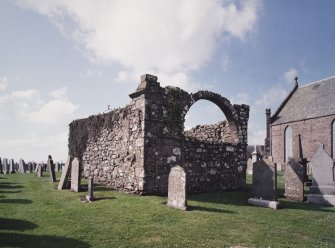 Old Church ruin. View from NNE
