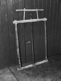 Detail of frame saw.