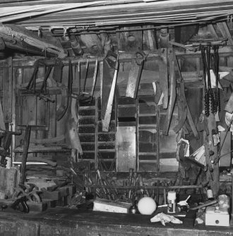 Interior.
View of miscellaneous tools.