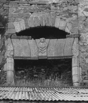 Detail of first floor hall fireplace