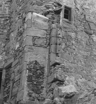 Detail of  first floor hall window margin