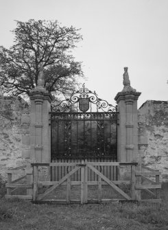 View of gates from W.