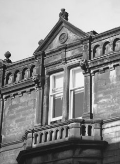 Detail of second floor pair of windows.