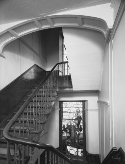 Interior.
View of staircase from first floor landing.