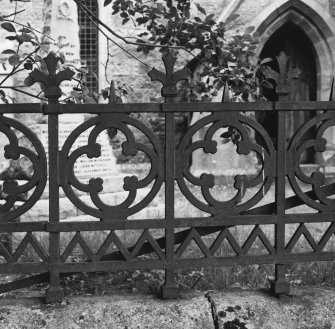 Detail of fence.