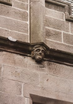 Detail of carved head form N.