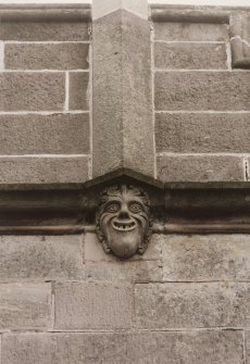 Detail of decorative carved head from N.