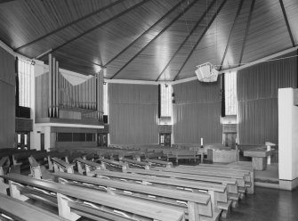 Interior.
View from E showing organ.