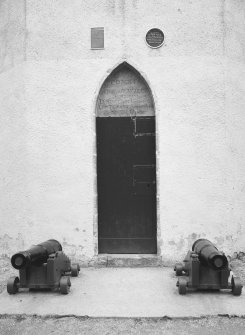 View of doorway to S face