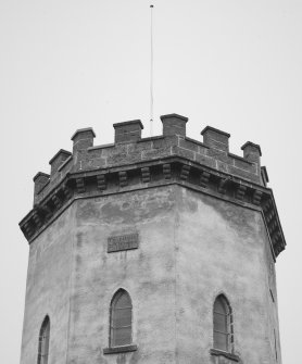 Detail of corbelled parapet