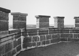 Roof, detail of parapet