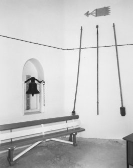 Interior. Ground floor, view from S