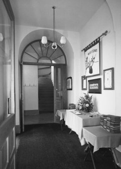 Interior. Entrance Lobby and gallery stair