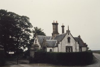 View of lodge from South.