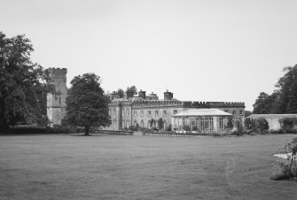 Main house and tower, view from South East