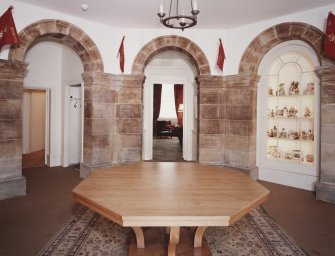 Ground floor, octagonal hall, view from North