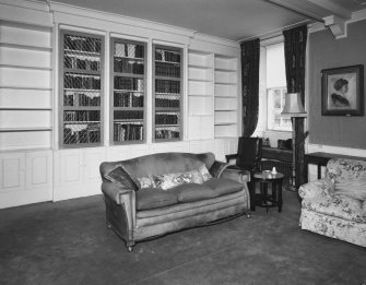 Ground floor, library, view from North