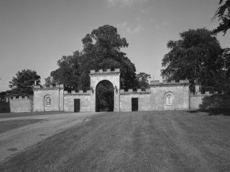 Gate lodges, view from South