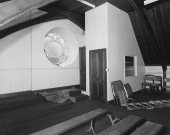 Interior. View of upper room (gallery) from South.