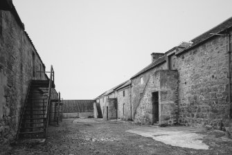 View of rear of warehouse from SW.