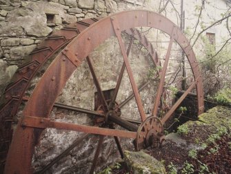 Detailed of water wheel.
