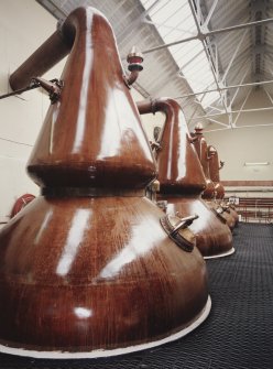 Interior.
View of steam-heated stills.