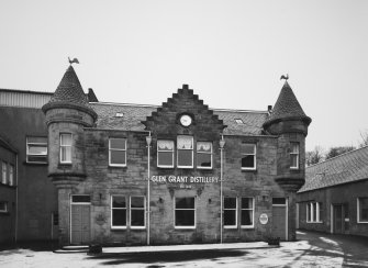 View from E of Reception Centre (with Boardroom above).