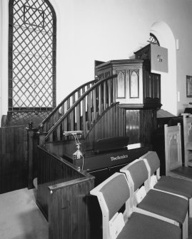 Interior. Pulpit. Detail