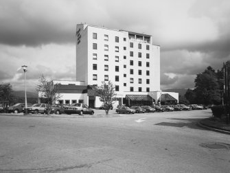 View of Four Seasons Hotel from west