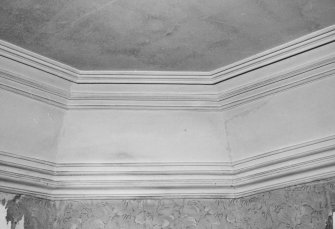 Detail of cornice in first floor private waiting room