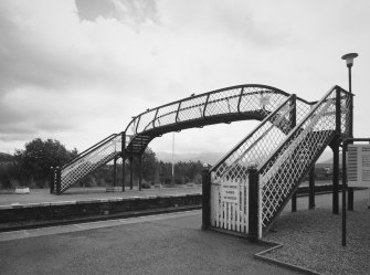 View of footbridge from NW