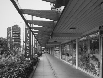 View of walkway from S