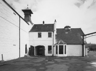 Customs and excise office (21), yeast house (5A) and part of former maltings (1) from south west