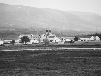 View of distillery from west