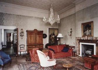 Ground floor, drawing room, view from East
