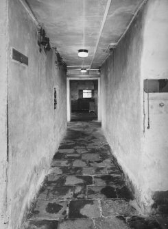 Basement, corridor, view from North
