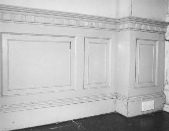 First floor, South East bedroom, dado and panelling, detail