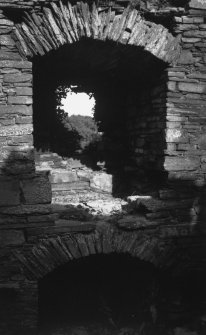 Detail of window recess in Braal Castle