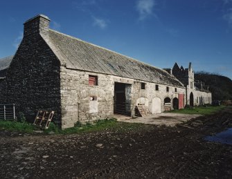 View of steading from W