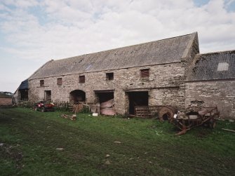 View of granary/cart shed from W