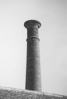 Detail of east side of chimney