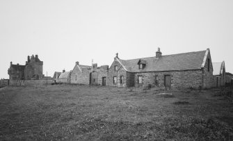 View of stables and Tower from north northwest